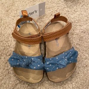 Carters girls sandals size 6 brand new